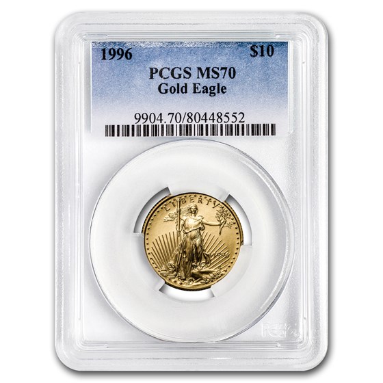 1996 1/4 oz Gold American Eagle MS-70 PCGS 1996 1/4 oz Gold American Eagle MS-70 PCGS
